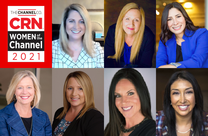 bio pics for seven leaders named to CRN 2021 Women of the Channel