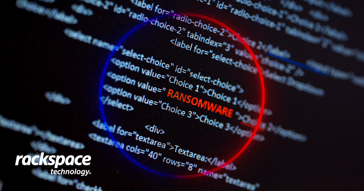Ransomware Experts & Data Protection | Rackspace Technology