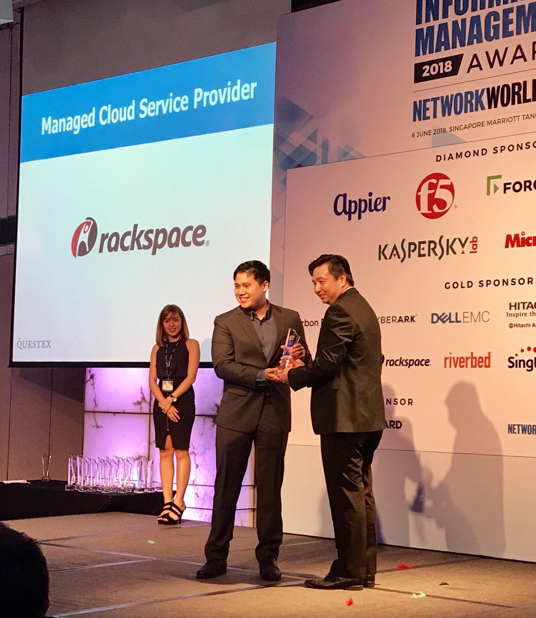 Rackspace Wins Managed Cloud Service Provider from NetworkWorld Asia   