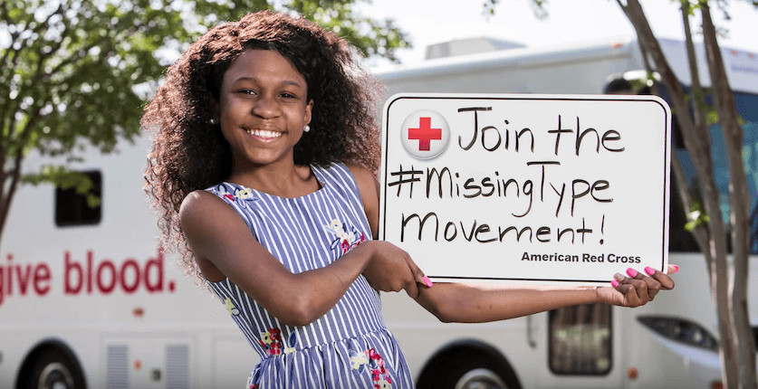 R_cksp_ce Supports the American Red Cross in its ‘Missing Types’ Campaign