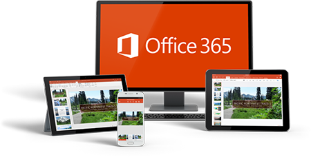 Access Microsoft Office 365 on any device anywhere you go.