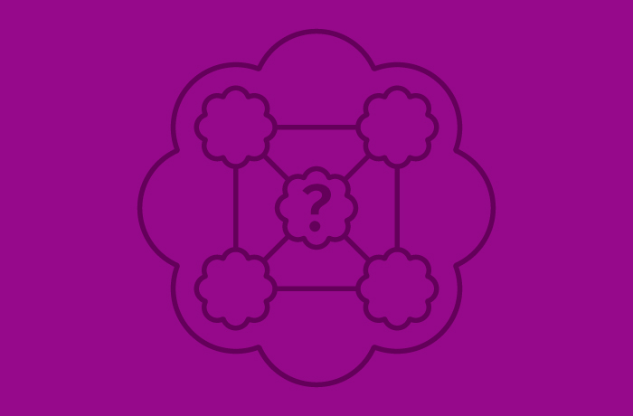 icon representing multicloud